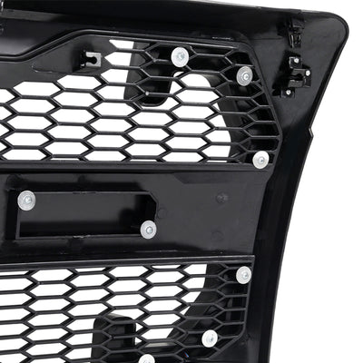 AMERICAN MODIFIED Raptor Style Mesh Grille for 2009-2014 Ford F150, Matte Black