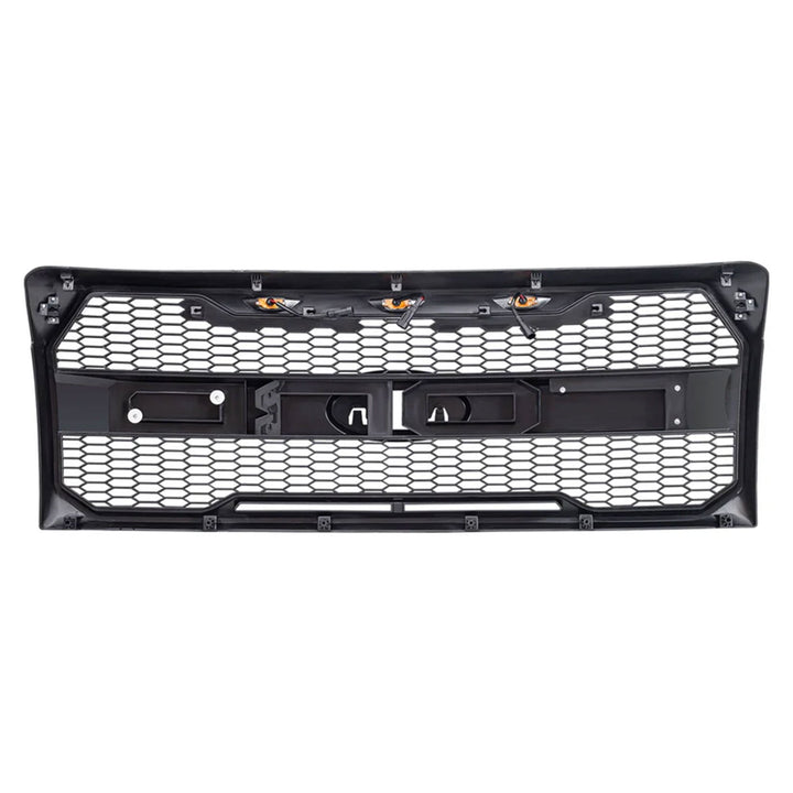 AMERICAN MODIFIED Raptor Mesh Grill for '09-'14 Ford F150, Matte Black(Open Box) - VMInnovations