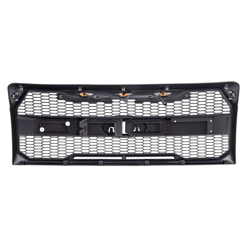 AMERICAN MODIFIED Raptor Style Mesh Grill for 2009-2014 Ford F150, Matte Black