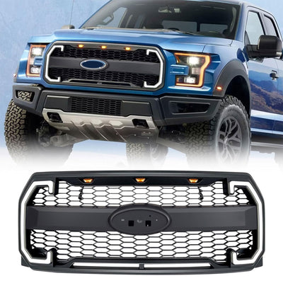 AMERICAN MODIFIED Raptor Style Mesh Grille for 2015-2017 Ford F150 (Open Box) - VMInnovations