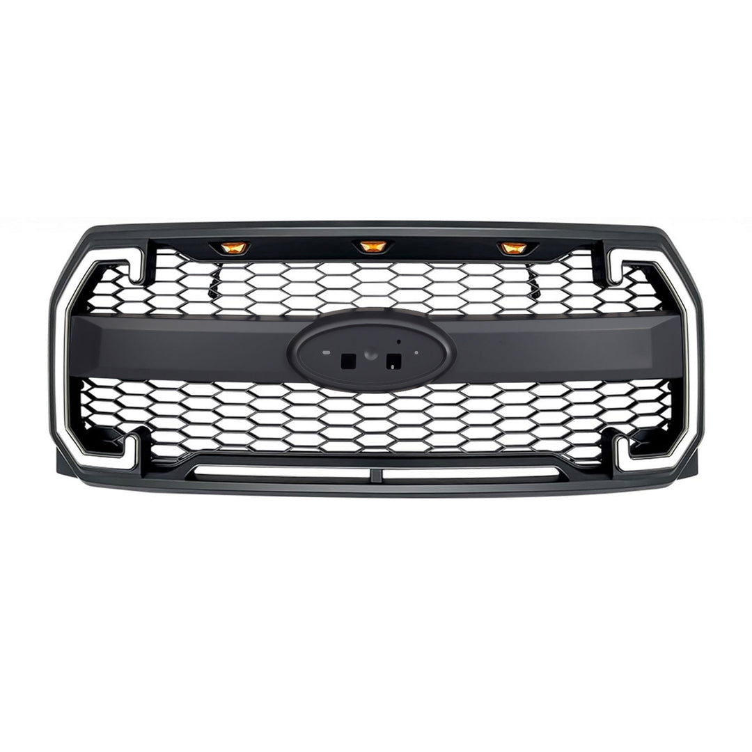 AMERICAN MODIFIED Raptor Style Mesh Grille for 2015-2017 Ford F150 (Open Box)
