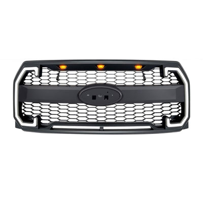 AMERICAN MODIFIED Raptor Style Mesh Grille for 2015-2017 Ford F150 (Open Box) - VMInnovations