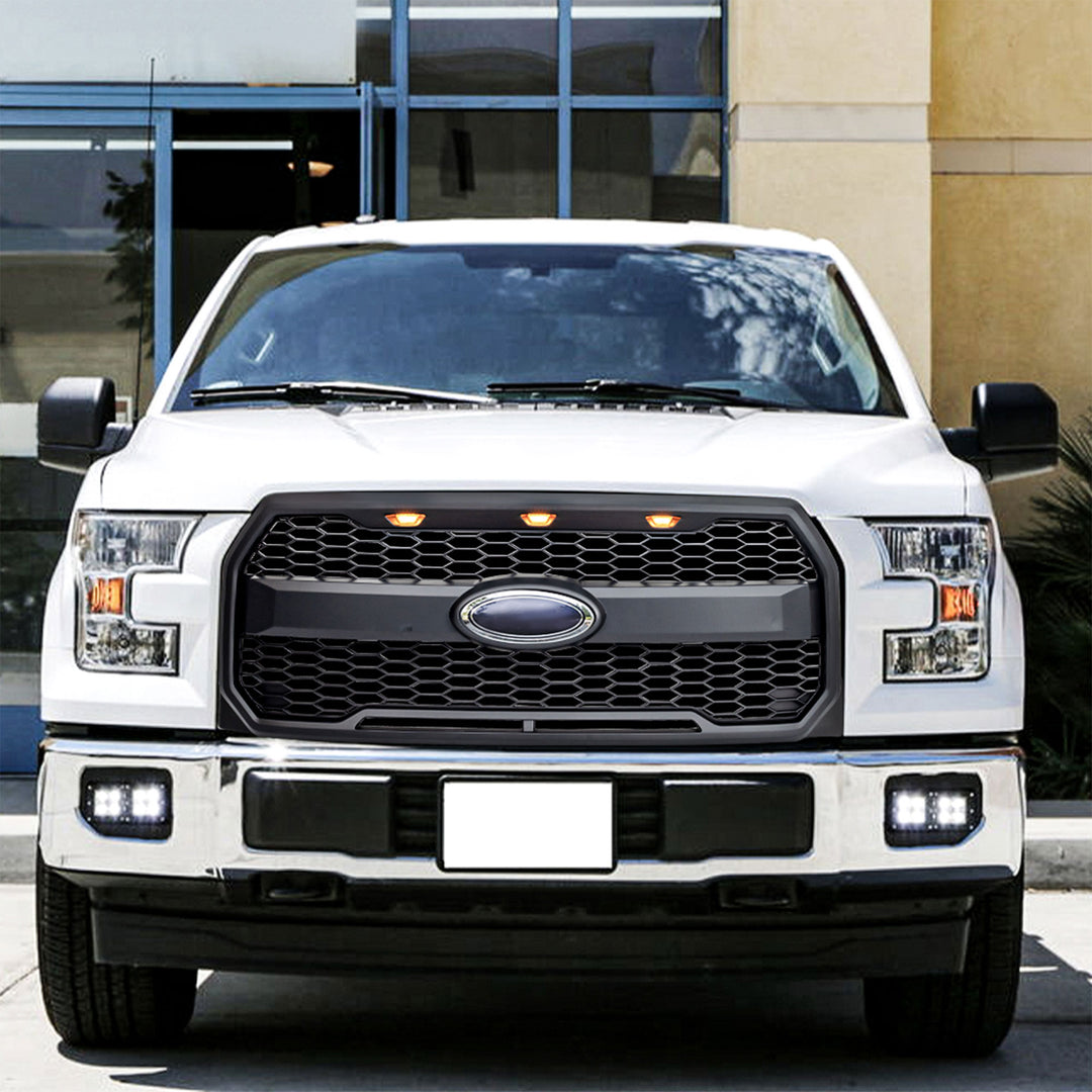 AMERICAN MODIFIED Raptor Style Mesh Grille for 2015-2017 Ford F150 (Open Box)