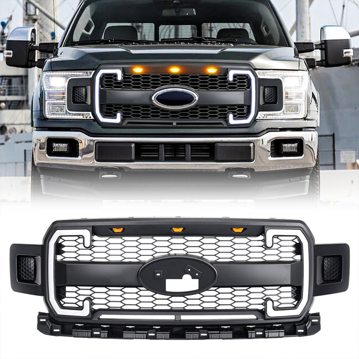 AMERICAN MODIFIED Raptor Style Mesh Grille for 2018-2020 Ford F150 (Open Box)