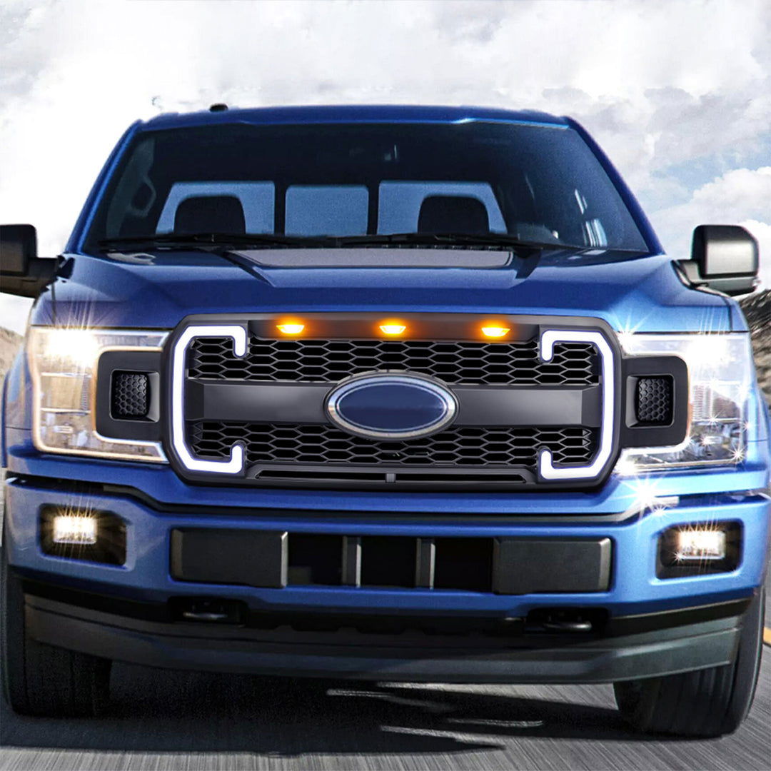 AMERICAN MODIFIED Raptor Style Mesh Grille for 2018-2020 Ford F150 (Open Box)