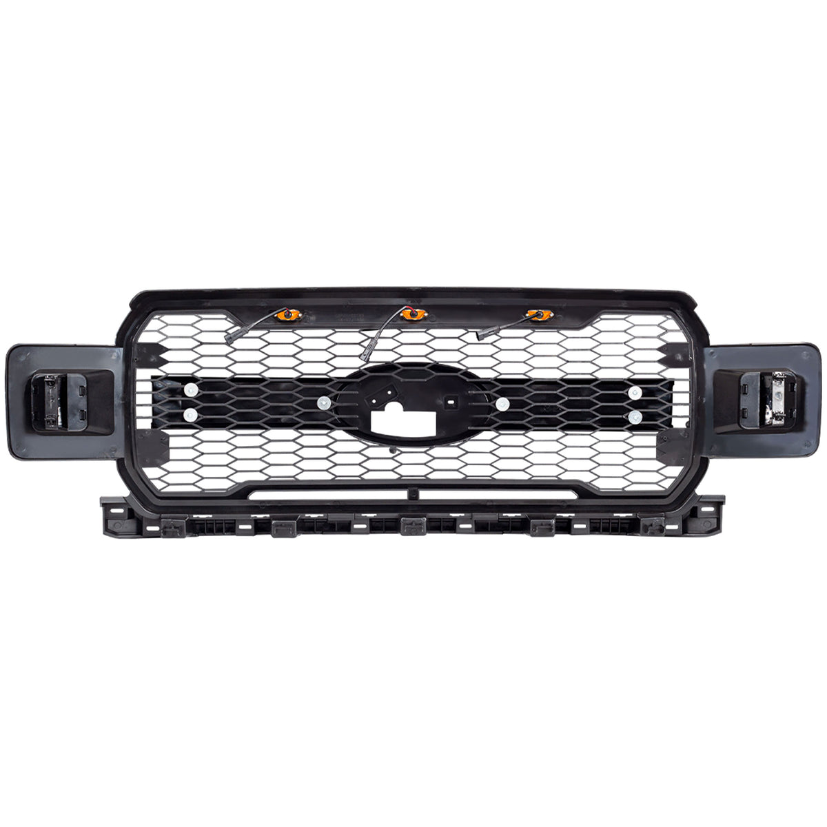 AMERICAN MODIFIED Raptor Style Mesh Grille for Ford F150, Matte Black (Open Box)
