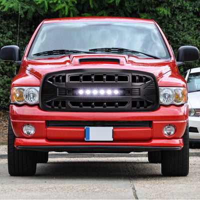 AMERICAN MODIFIED Armor Grille for 02-05 Dodge Ram, Matte Black (Open Box) - VMInnovations
