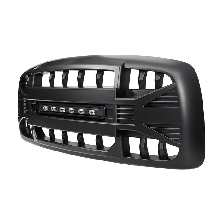 AMERICAN MODIFIED Armor Grille for 02-05 Dodge Ram 1500/2500/3500, Matte Black