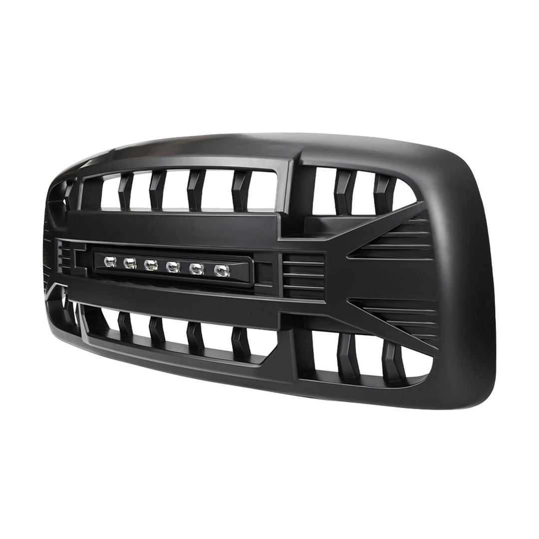 AMERICAN MODIFIED Armor Grille for 02-05 Dodge Ram, Matte Black (Open Box)