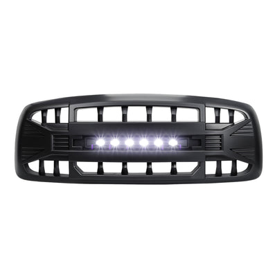 AMERICAN MODIFIED Armor Grille for 02-05 Dodge Ram 1500/2500/3500, Matte Black - VMInnovations