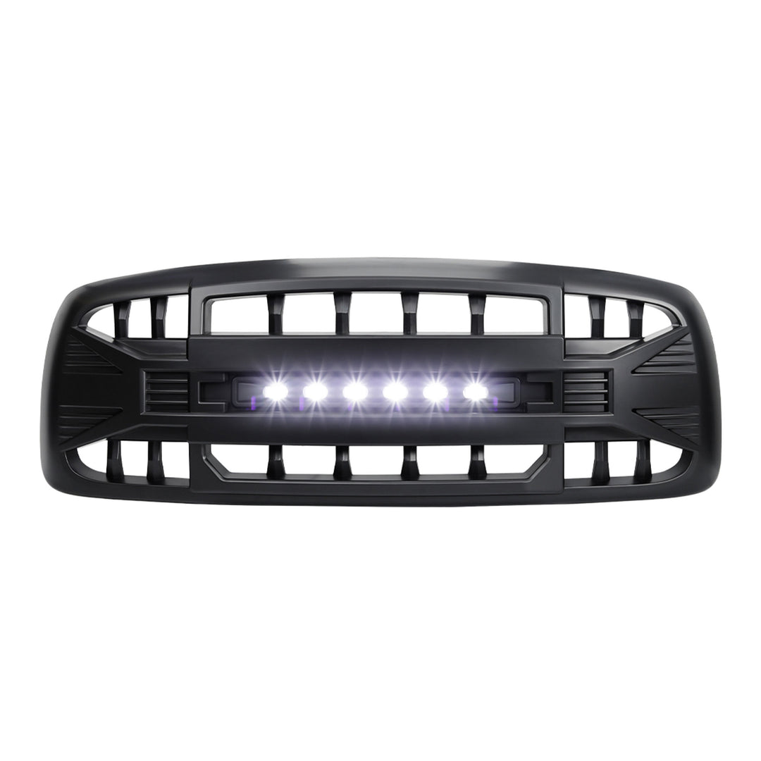 AMERICAN MODIFIED Armor Grille for 02-05 Dodge Ram, Matte Black (Open Box)