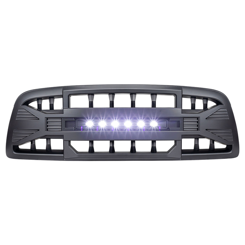 AMERICAN MODIFIED Armor Grille for 2009 to 2012 Dodge Ram 1500, Matte Black