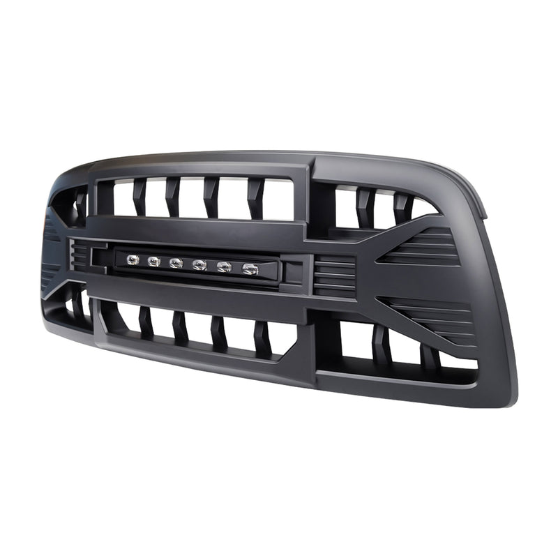 AMERICAN MODIFIED Armor Grille for 2009 to 2012 Dodge Ram 1500, Matte Black