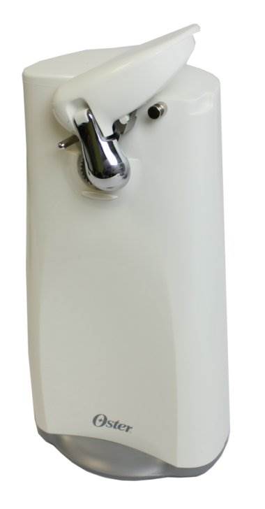 OSTER 3151 Electric Kitchen Tall Can Opener w/Knife Sharpener  - White