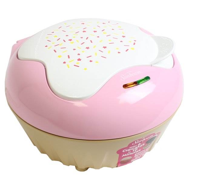 Sunbeam FPSBCML900 Electric Portable 6 Cupcake Muffin Maker - Pink (Open Box)