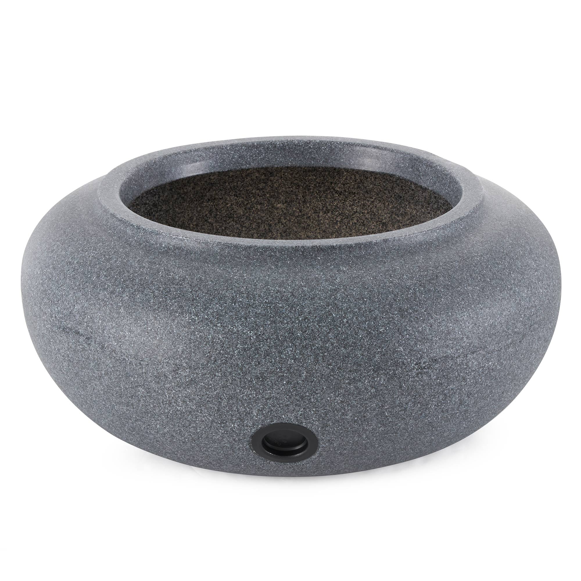HC Companies 21" Decorative Plastic Outdoor Garden Hose Storage Pot (3 Pack) - VMInnovations