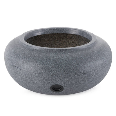 HC Companies 21" Decorative Plastic Outdoor Garden Hose Storage Pot (3 Pack) - VMInnovations