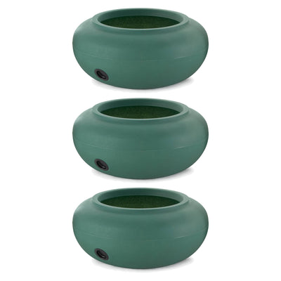 The HC Companies 21 Inch Garden Hose Holder Pot for 75 to 100 Ft Hoses (3 Pack)