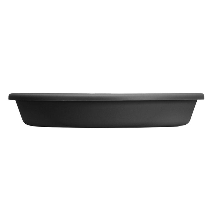 HC Companies Classic 21.13 Inch Round Saucer Tray for 24 Inch Plant Pot (2 Pack)