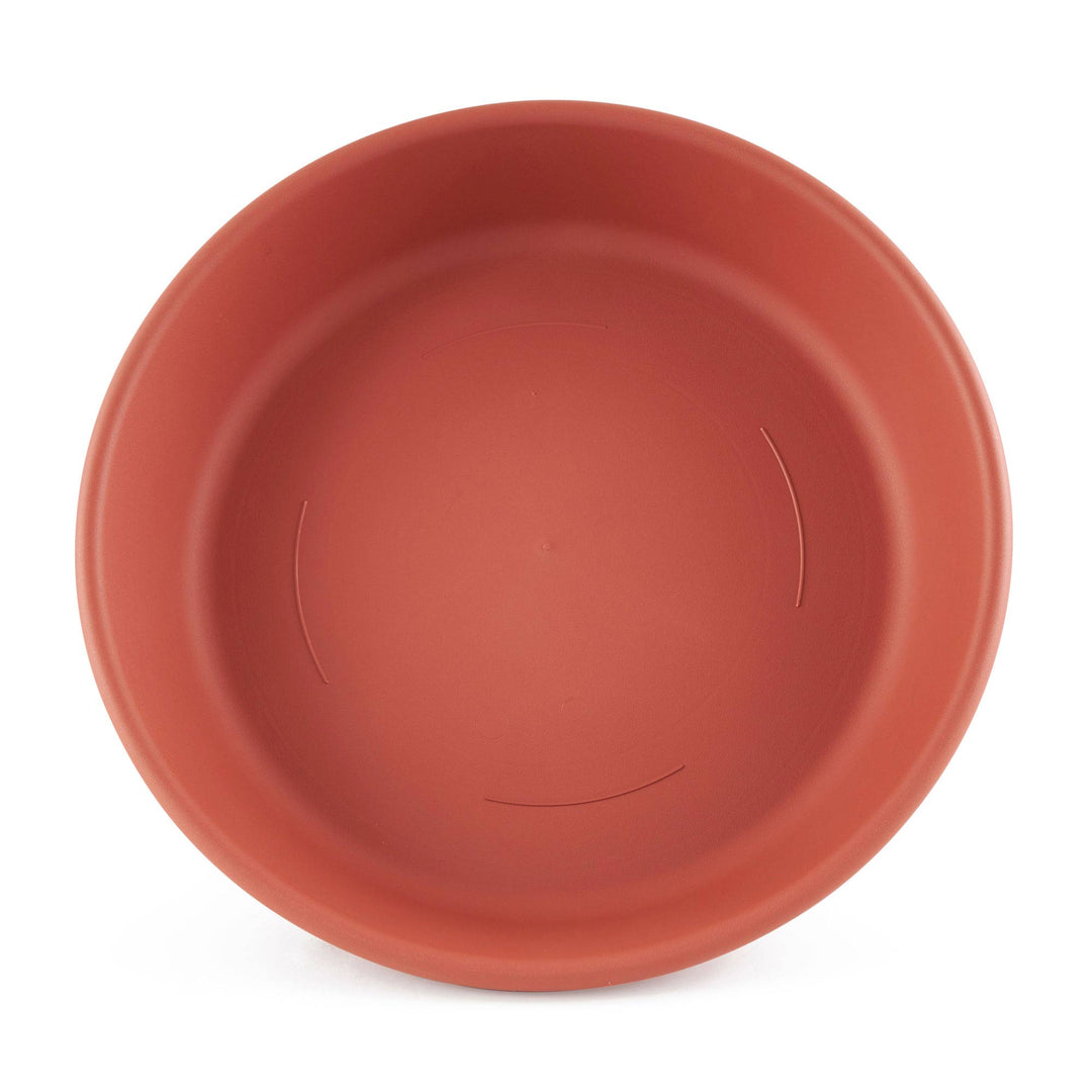 HC Companies Classic 17.63 Inch Tray Saucer for Planters, Terracotta (6 Pack) - VMInnovations