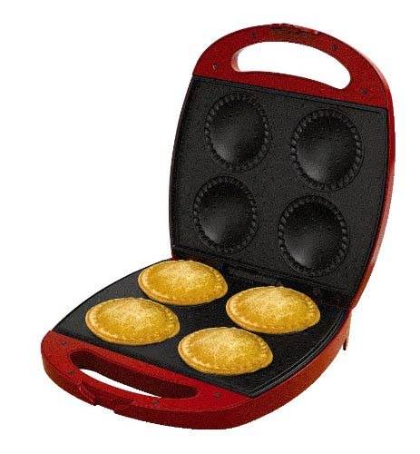 Sunbeam FPSBPMM980 4 Piece Mini Pie Maker Portable Kitchen - Red (Open Box)