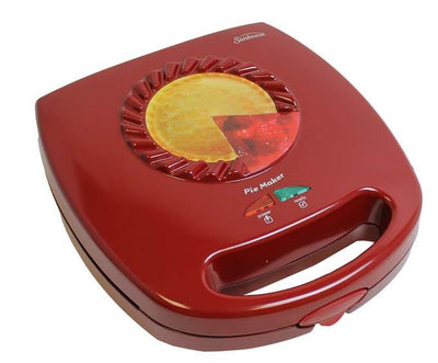 Sunbeam FPSBPMM980 4 Piece Mini Pie Maker Portable Kitchen - Red (Open Box)