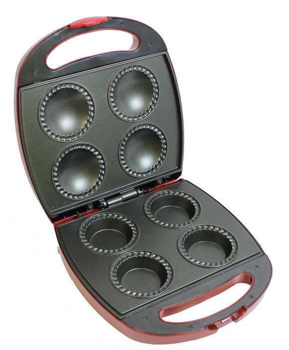 Sunbeam FPSBPMM980 4 Piece Mini Pie Maker Portable Kitchen - Red (Open Box)