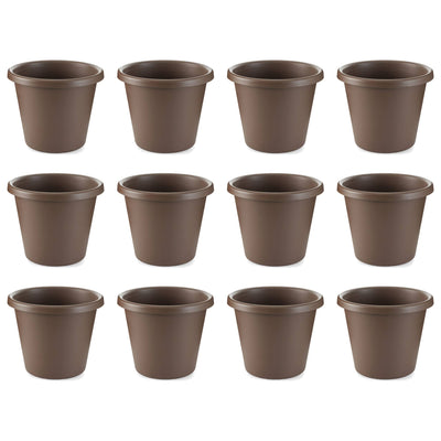 The HC Companies 14 Inch Indoor or Outdoor Classic Flower Pot Planter (12 Pack) - VMInnovations