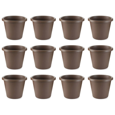 The HC Companies 14 Inch Indoor or Outdoor Classic Flower Pot Planter (12 Pack)