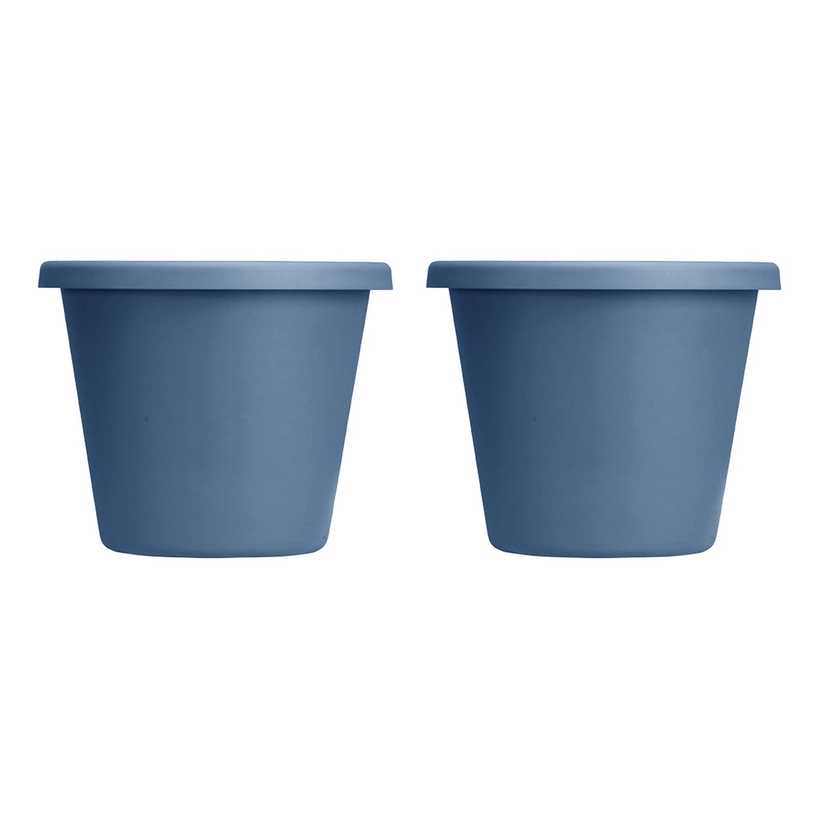 The HC Companies 24 Inch Indoor/Outdoor Classic Flower Pot Planter (2 Pack) - VMInnovations
