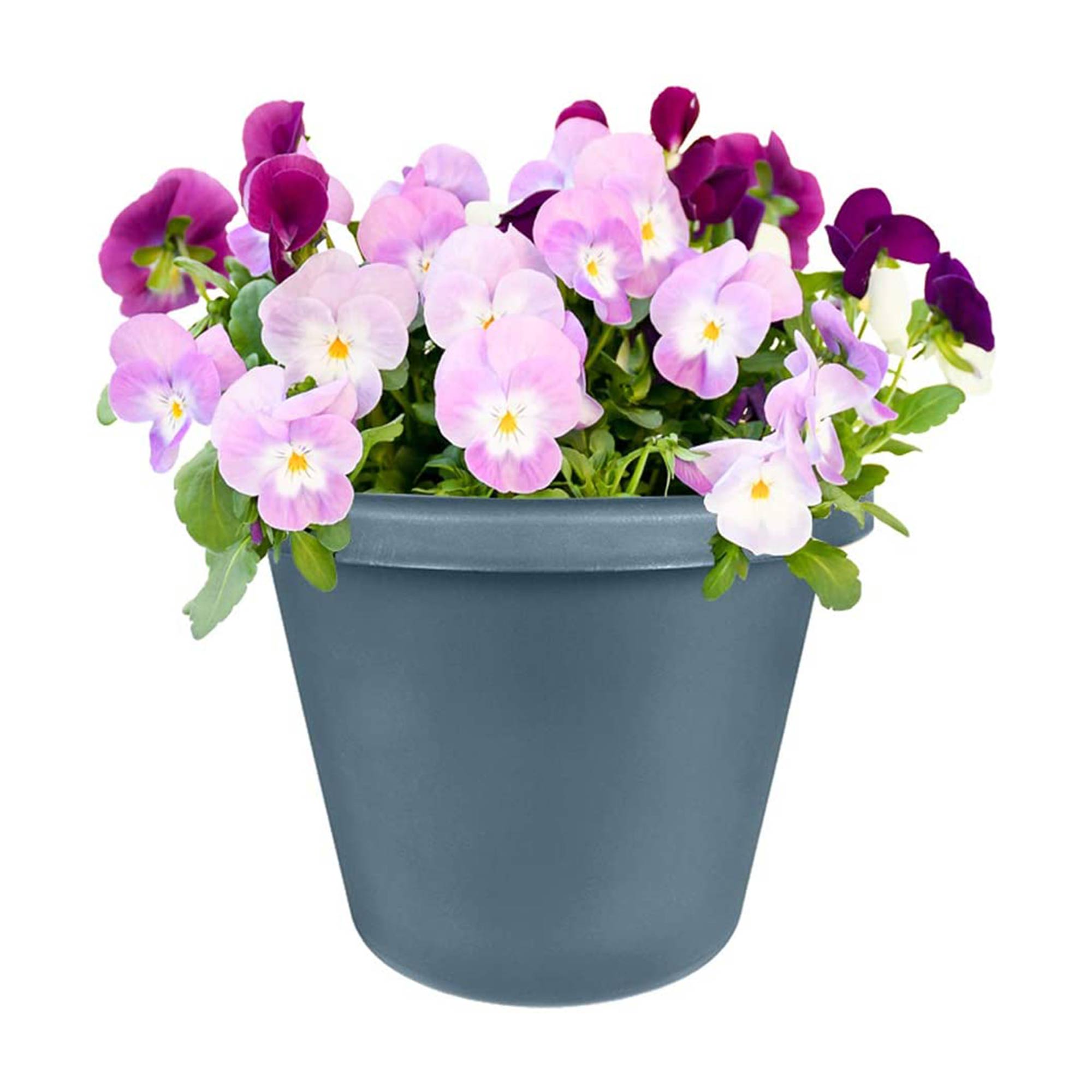 The HC Companies 24 Inch Indoor/Outdoor Classic Flower Pot Planter (2 Pack) - VMInnovations