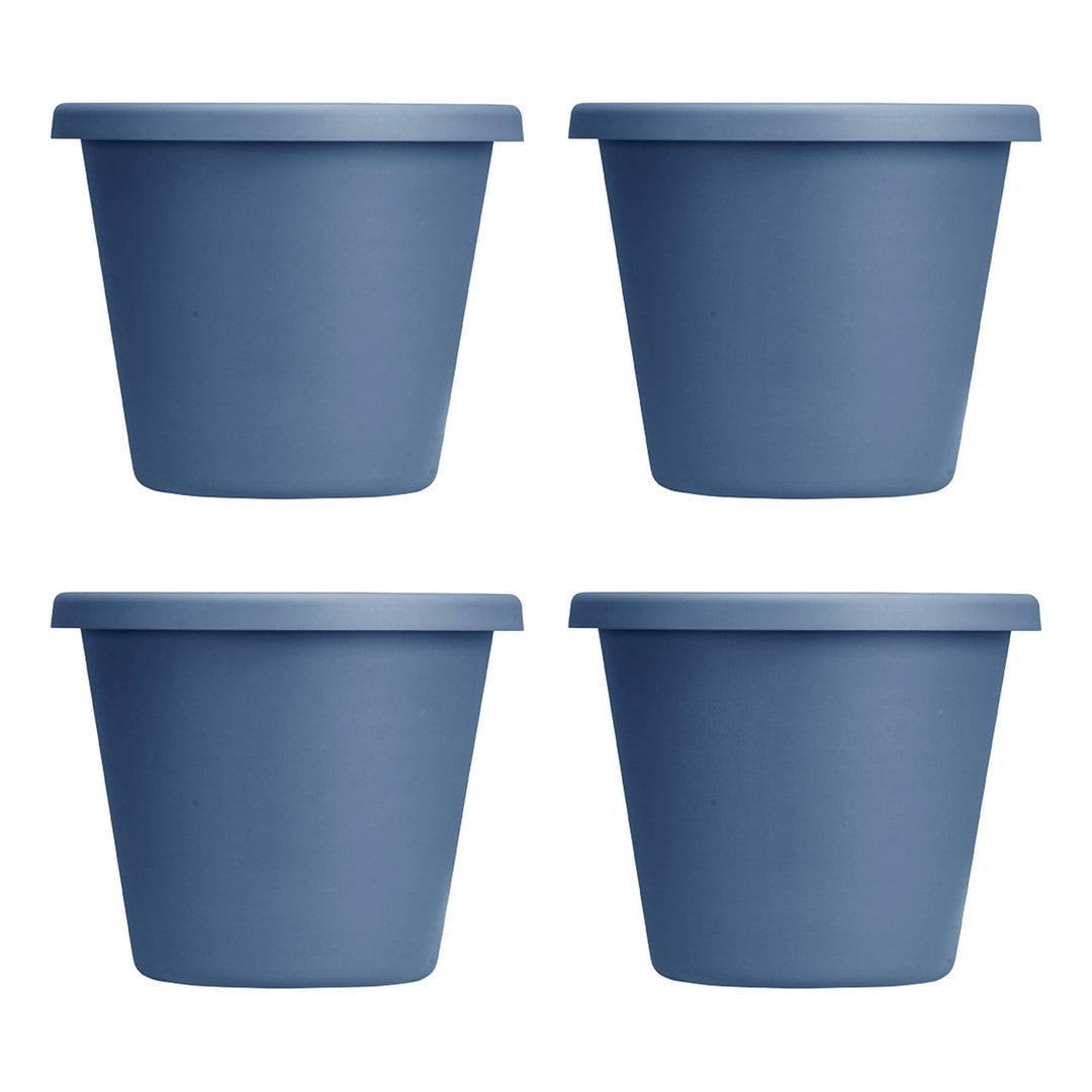 The HC Companies 24 Inch Indoor/Outdoor Classic Flower Pot Planter (4 Pack)