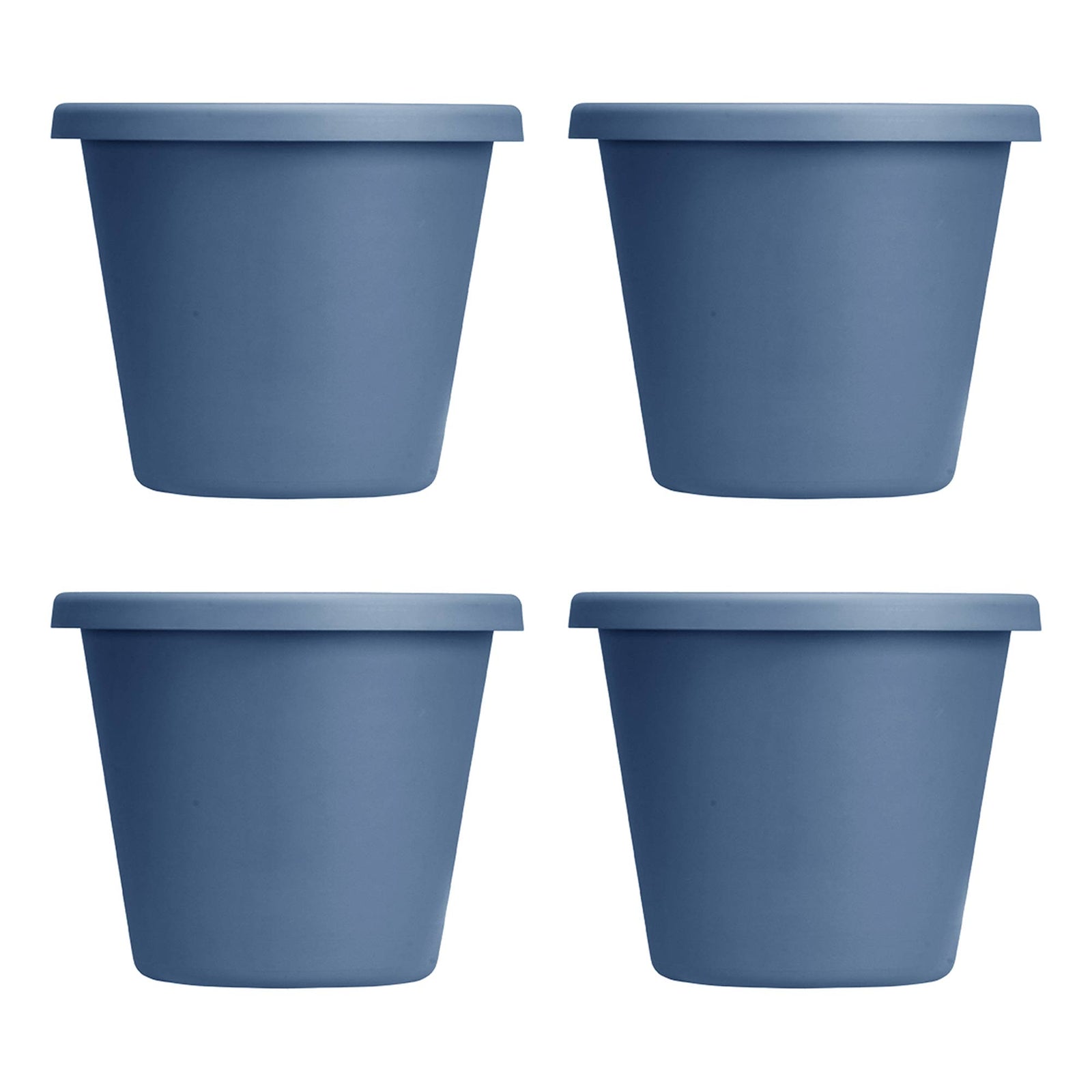 The HC Companies 24 Inch Indoor/Outdoor Classic Flower Pot Planter (4 Pack) - VMInnovations