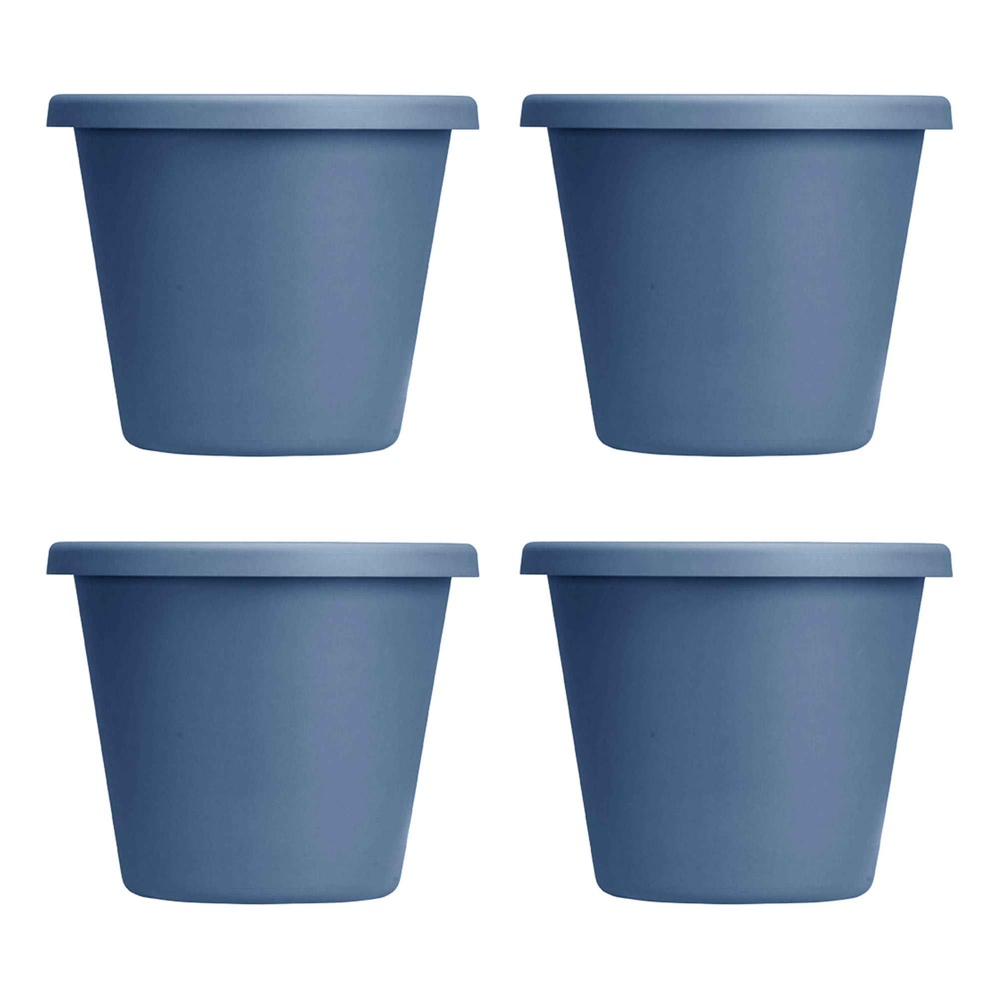 The HC Companies 24 Inch Indoor/Outdoor Classic Flower Pot Planter (4 Pack) - VMInnovations