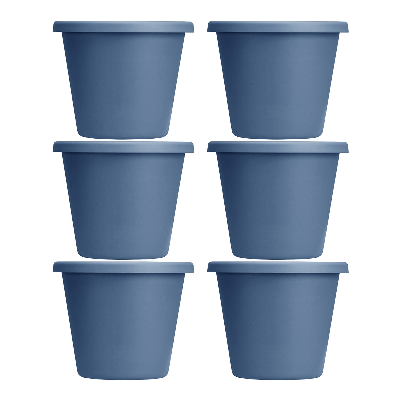 The HC Companies 24 Inch Indoor/Outdoor Classic Flower Pot Planter (6 Pack) - VMInnovations