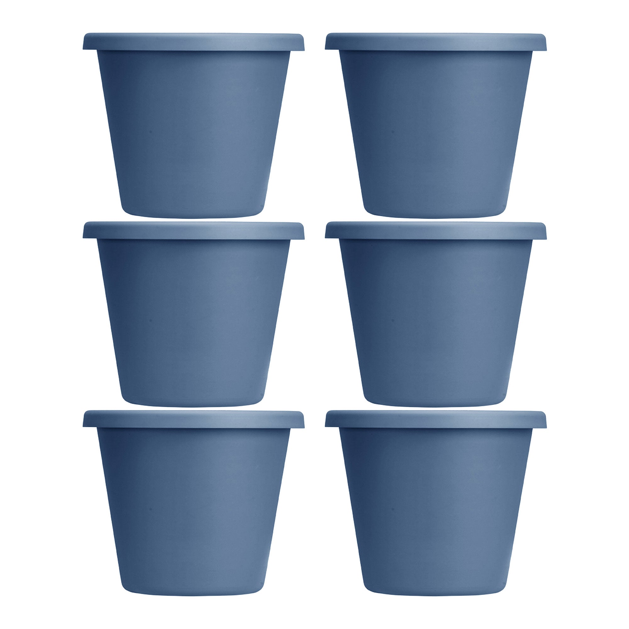 The HC Companies 24 Inch Indoor/Outdoor Classic Flower Pot Planter (6 Pack) - VMInnovations