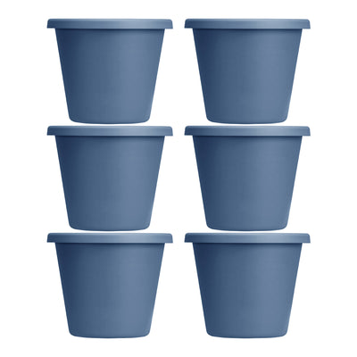 The HC Companies 24 Inch Indoor/Outdoor Classic Flower Pot Planter (6 Pack) - VMInnovations