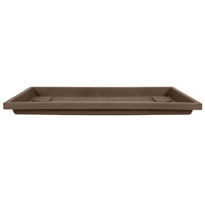 HC Companies Farmhouse Venetian 18 Inch Rectangular Flower Box Saucer (4 Pack)