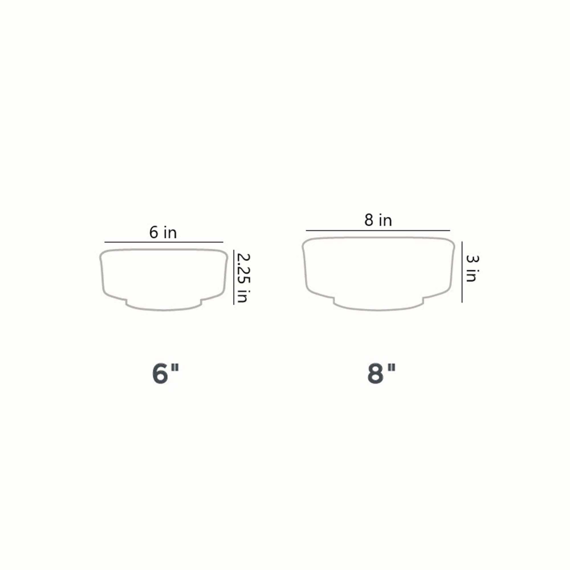The HC Companies 8 Inch Capri Bowl Indoor Planter Pot, Vanilla Bisque (10 Pack) - VMInnovations