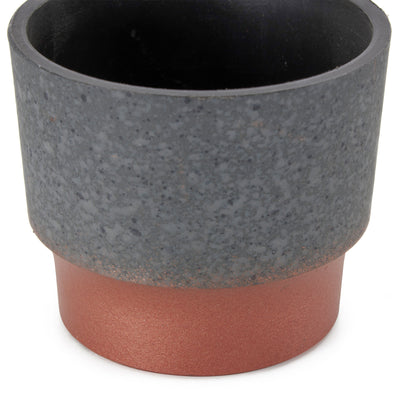 The HC Companies Sprite Succulent Planter Pot, Faux Concrete Copper (20 Pack)