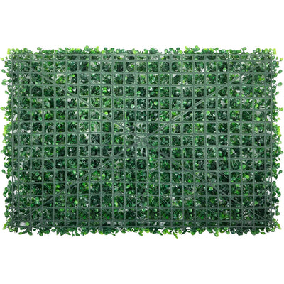 VEVOR 24pc 24"x16" Artificial Boxwood Panels for Indoor & Outdoors, Green (Used)