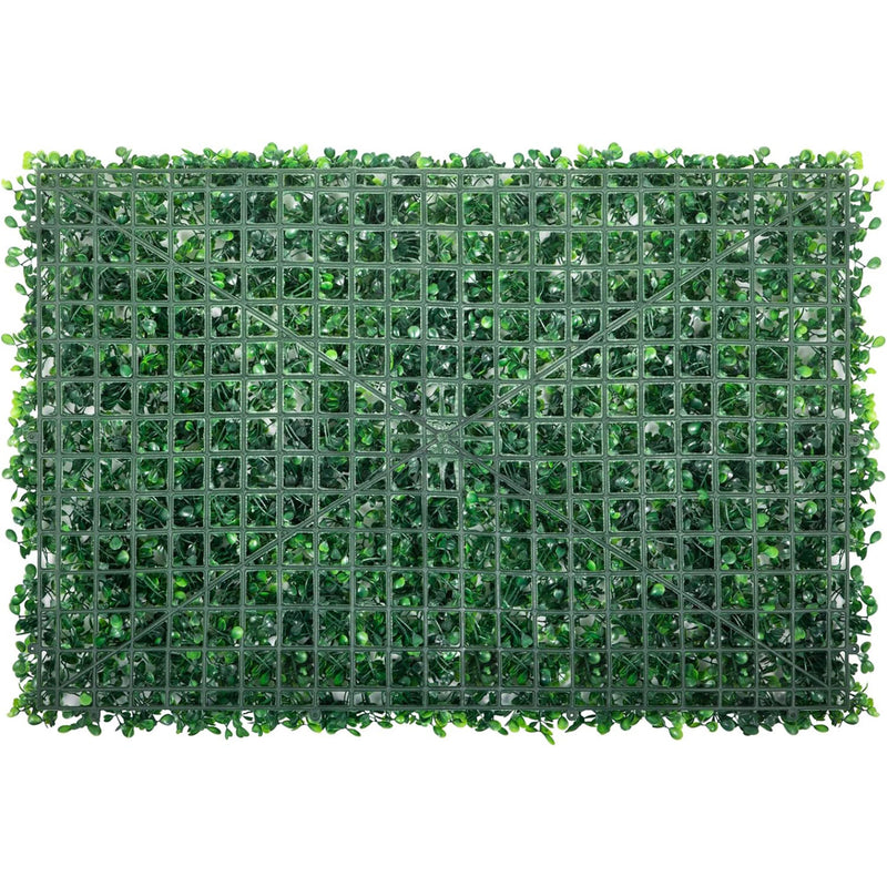 VEVOR 24pc 24"x16" Artificial Boxwood Panels for Indoor & Outdoors, Green (Used)