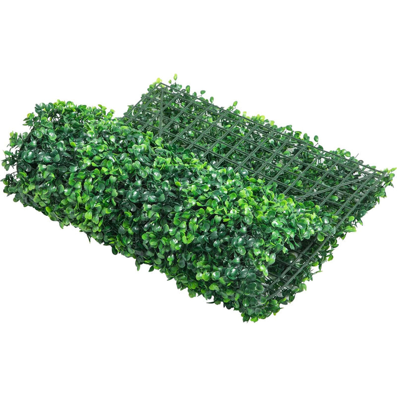 VEVOR 24pc 24"x16" Artificial Boxwood Panels for Indoor & Outdoors, Green (Used)