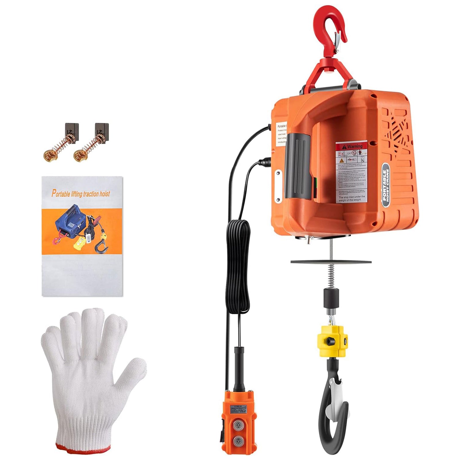 Vevor Electric Hoist Winch Crane Material Handling Tool with Remote Controller - VMInnovations