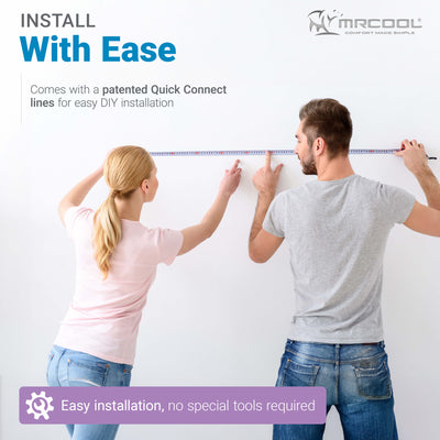 MRCOOL 36,000 BTU WiFi Smart DIY Star Ductless Mini Split Air Conditioner, White