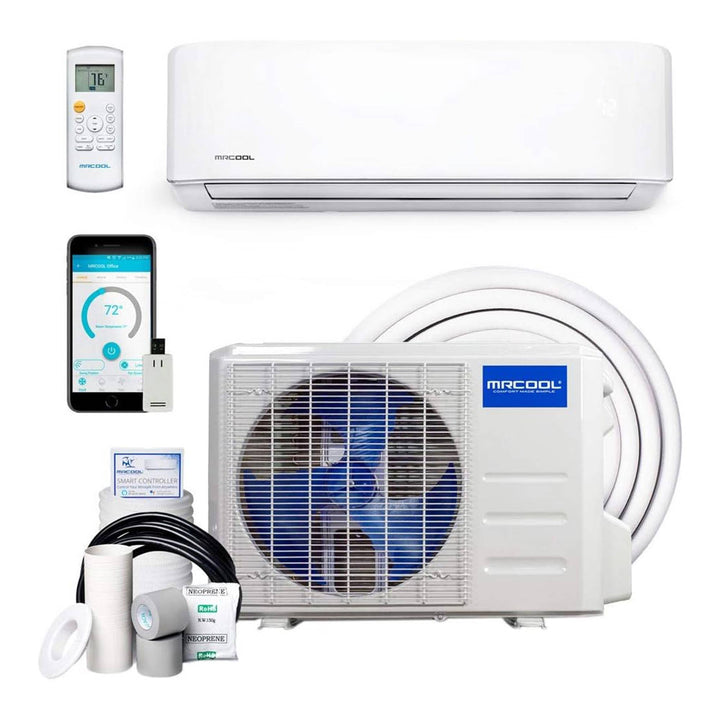 MRCOOL Advantage 12,000 BTU Ductless Wall Mount Heat Pump System, White (Used)