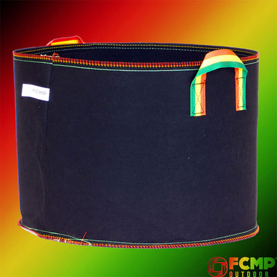 FCMP Outdoor 10 Gal Modern Non Woven Breathable Grow Bags, Multicolor (5 Pack) - VMInnovations