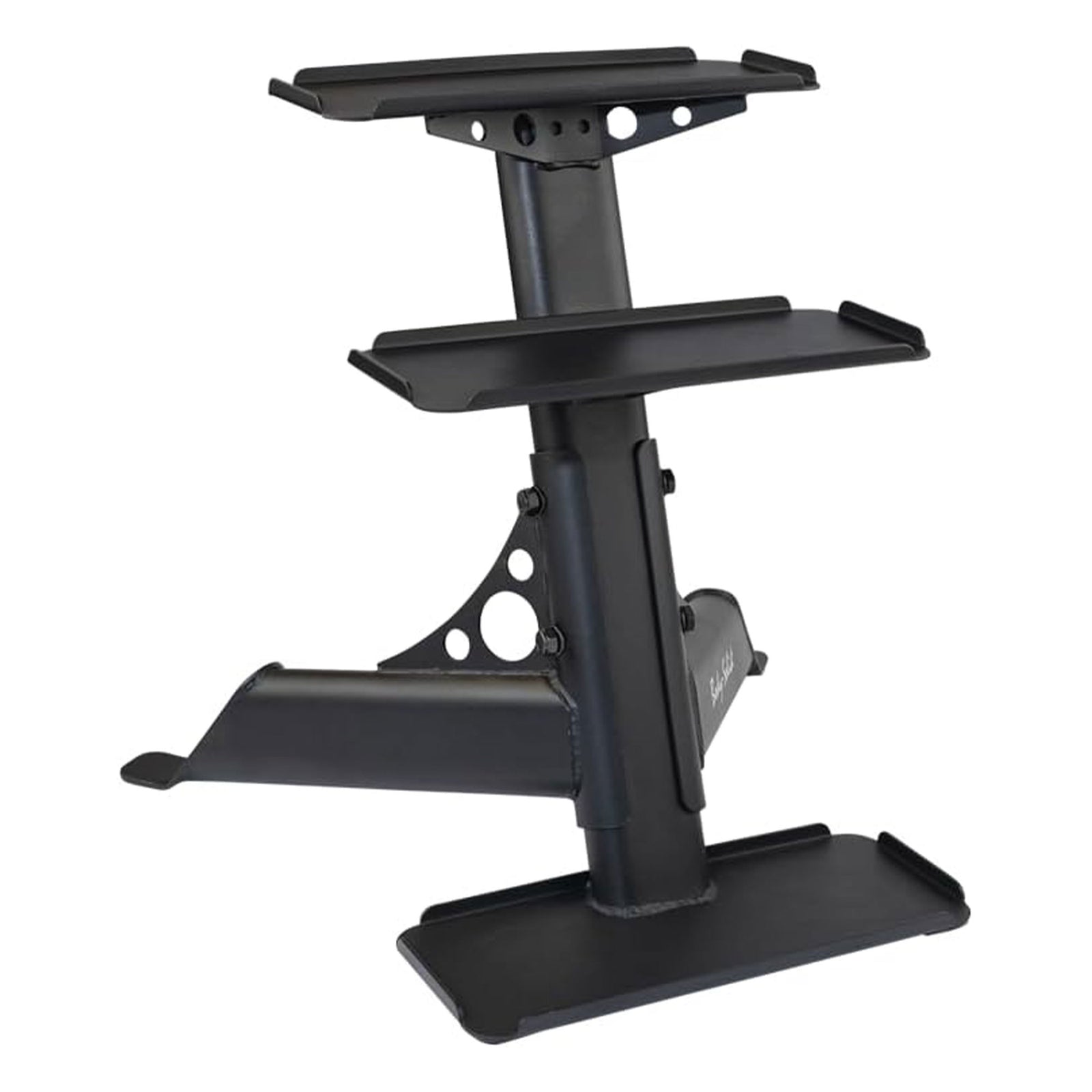 Body Solid Modern Compact 3 Tier Kettlebell Rack with Alloy Steel Frame, Black - VMInnovations