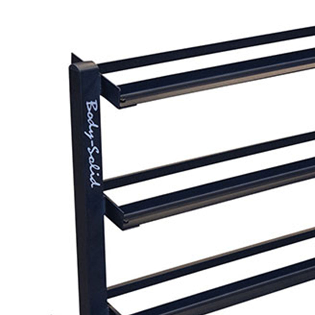 Body Solid 3 Tier Dumbbell Rack with Heavy Gauge Steel Construction (For Parts)