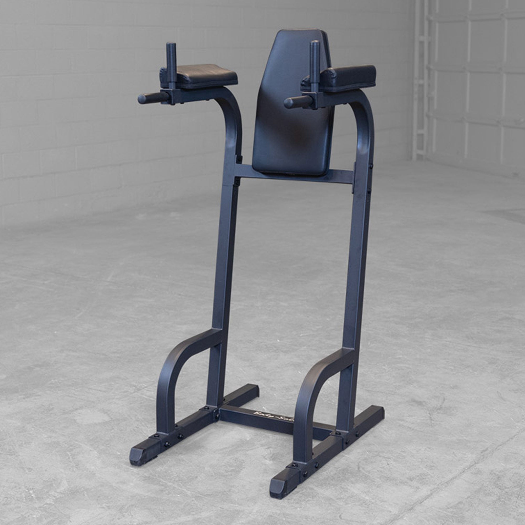 Body Solid Fitness Vertical Knee Raise and Dip Exercise Workout Station, Black - VMInnovations